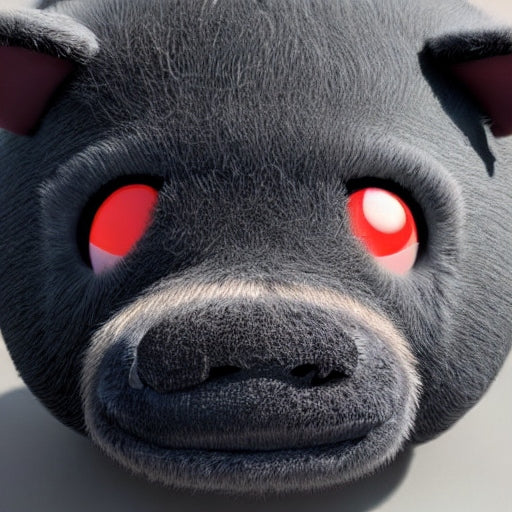 Green Pig Plush Toy, Heavy