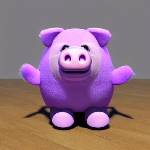 Black Pig Plush Toy
